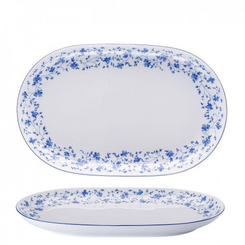 1382 Blaubluten 32 Cm Oval Servis Tabağı