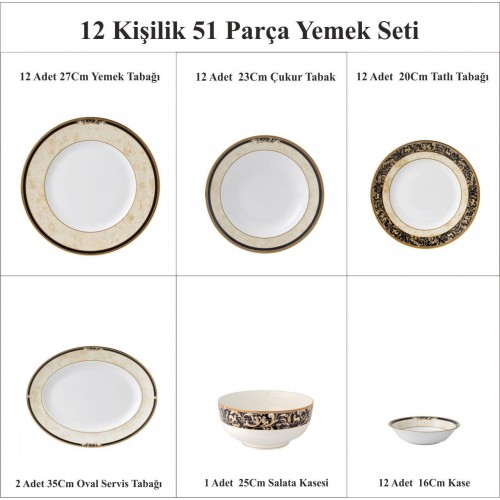 Cornucopia 12 Kişilik Yemek Seti