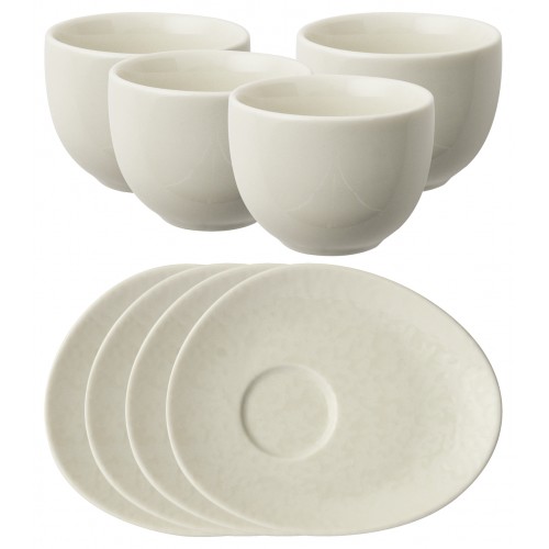 Eclipse Day Porcelain 4 Set Tabaklı Nescafe Seti