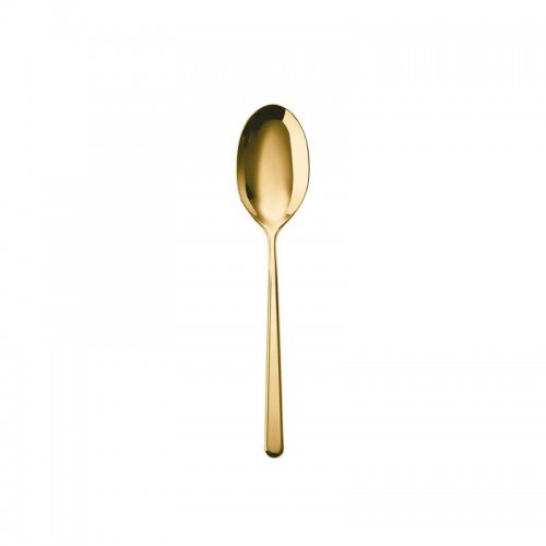 Linear Pvd Gold 13,5 Cm Kahve Kaşığı