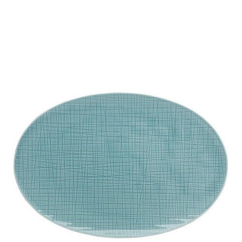 Mesh Aqua 30 Cm Oval Servis Tabağı