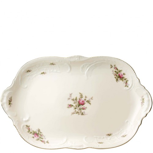 Sansouci Elfenbein Ramona 38 Cm Oval Servis Tabağı