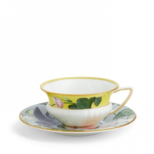 Wonderlust Teaware Waterlily Çay Bardak ve Tabağı